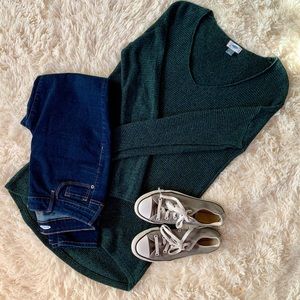 Tunic Sweater Emerald Green